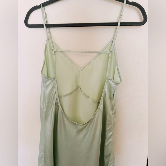NWOT Free People Intimately Free Dimply Biased Slip Dress Mint Green Siz… - Picture 7 of 11